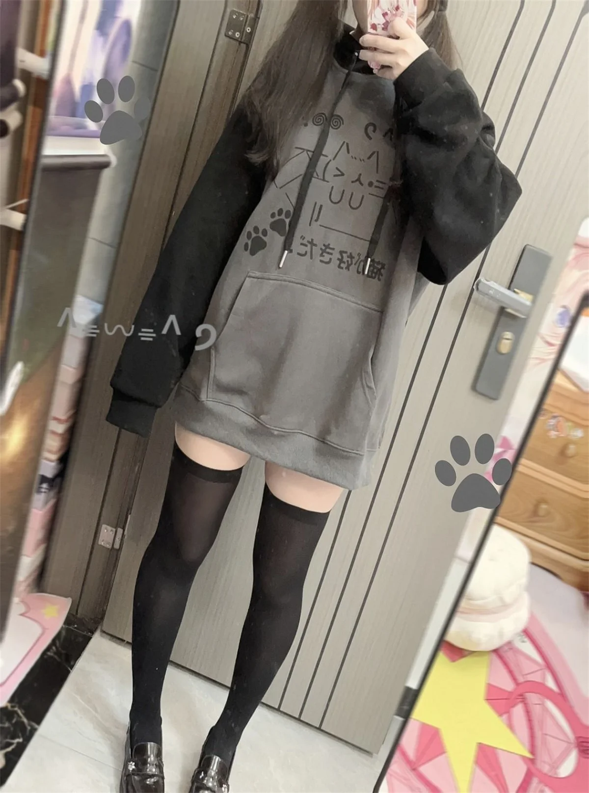 

Весенне-осенняя толстовка с капюшоном, женские топы, свободная повседневная толстовка с молочным изысканным принтом, уличная одежда, пуловер для девочек, новые забавные толстовки