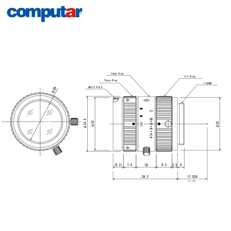 Computar M3514-VSW 1.3MP 2/3