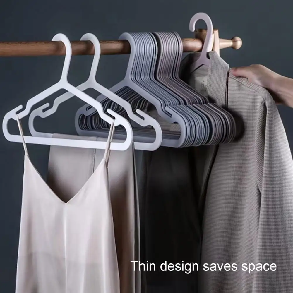 Laundry Drying Rack Durable Clothes Hangers with Wide Shoulder Notches for Space-saving Coat Storage Set of 15 Anti-deform