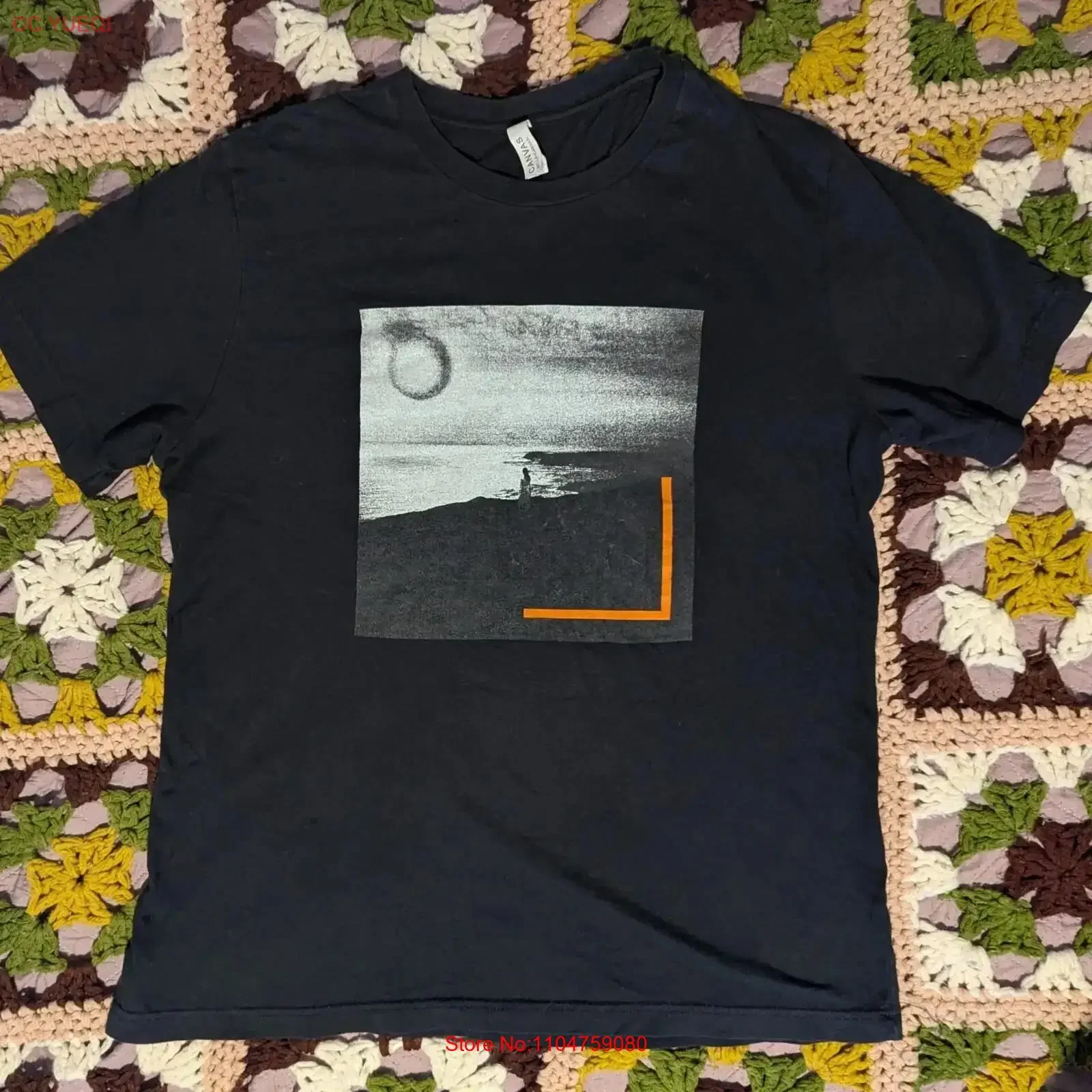 Deserta Band T Shirt Shoegaze Dream Pop Album ArT vintage Washed Slightly graphic Versatile streetwear Breathable fashion