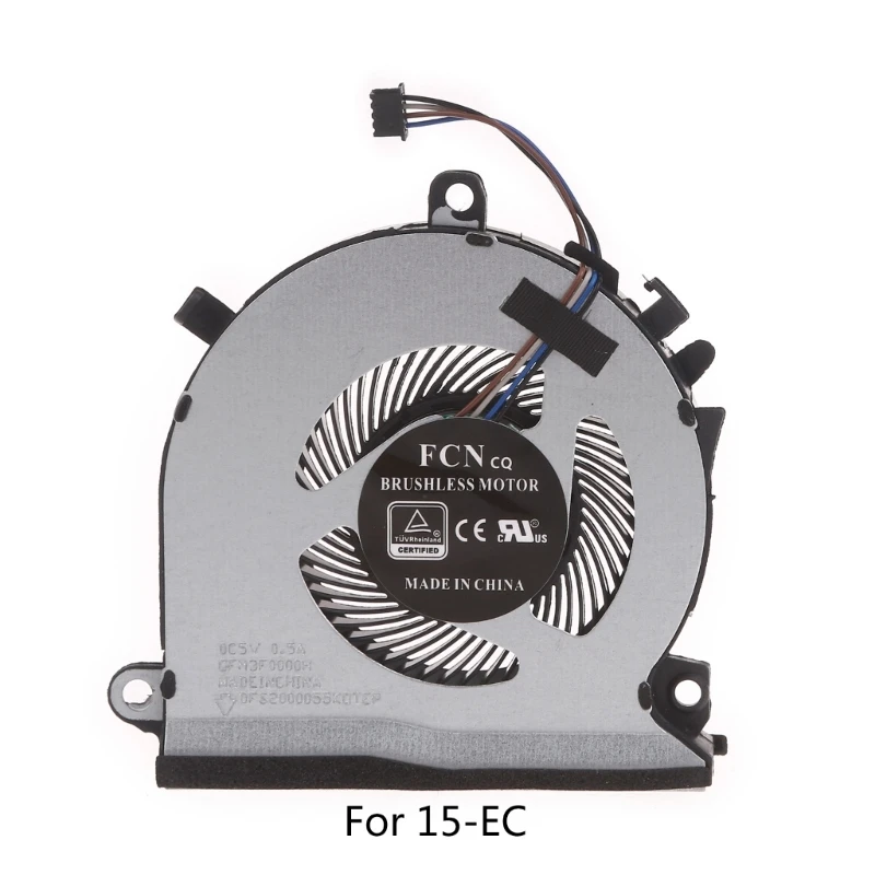 Ventilateur refroidissement CPU d'origine pour Gaming 15-EC 15-EC0016ax 15-EC0075ax 15-EC0026ax DC5V 0.5A