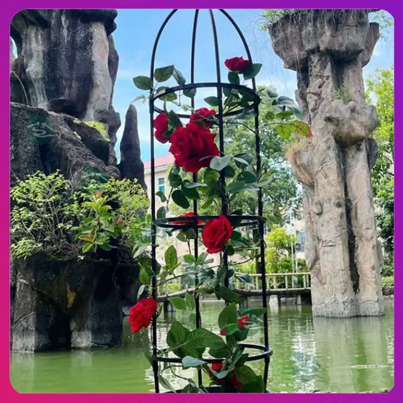 

ABKL-Climbing Plant Obelisk Trellis, Garden Trellis, Climbing Vine Plant Stand, Flower Stand, Plant Tower,2Pcs