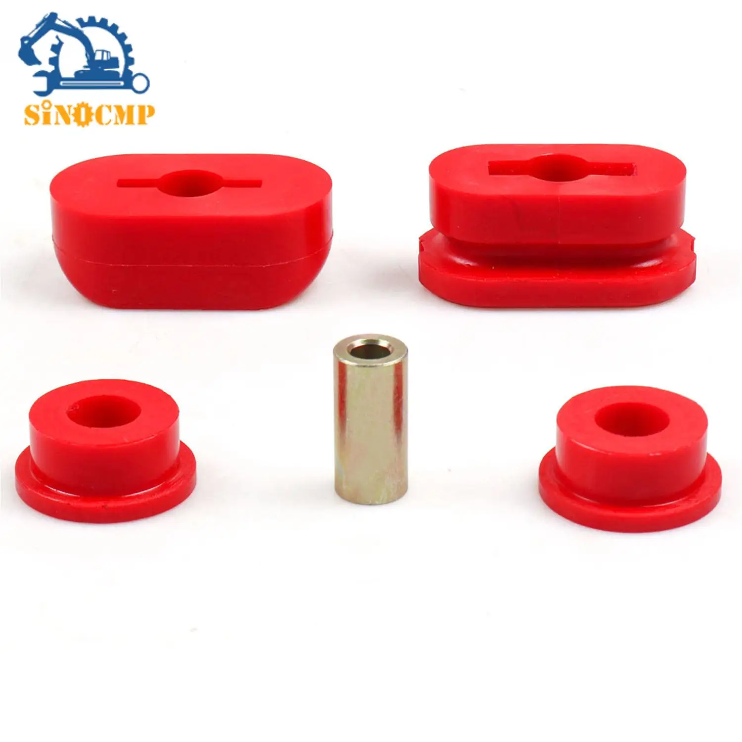 

SINOCMP 1Set Lower Dogbone Engine Mount Bushing Kit Insert For Golf MK4 R32 1999-2006 A3 S3 TT Seat Leno Toledo Octavia