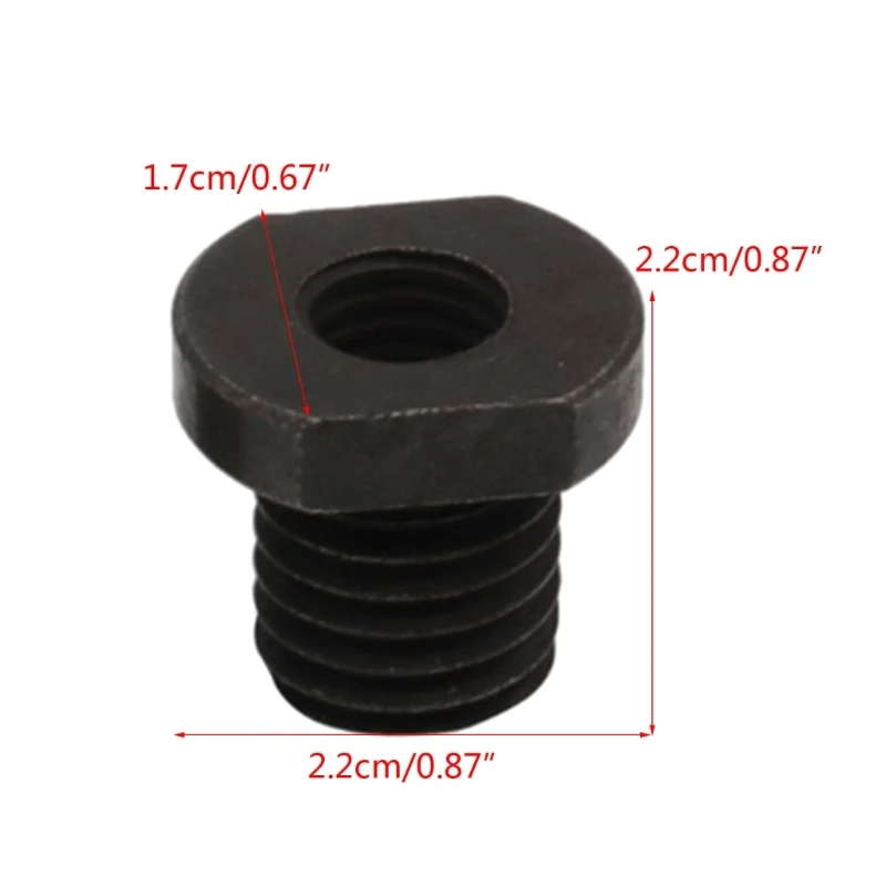 M10 spindel eksternal benang M14/M16 100 Model kompatibel untuk mesin Angle Grinder adaptor kepala konversi sekrup Slot