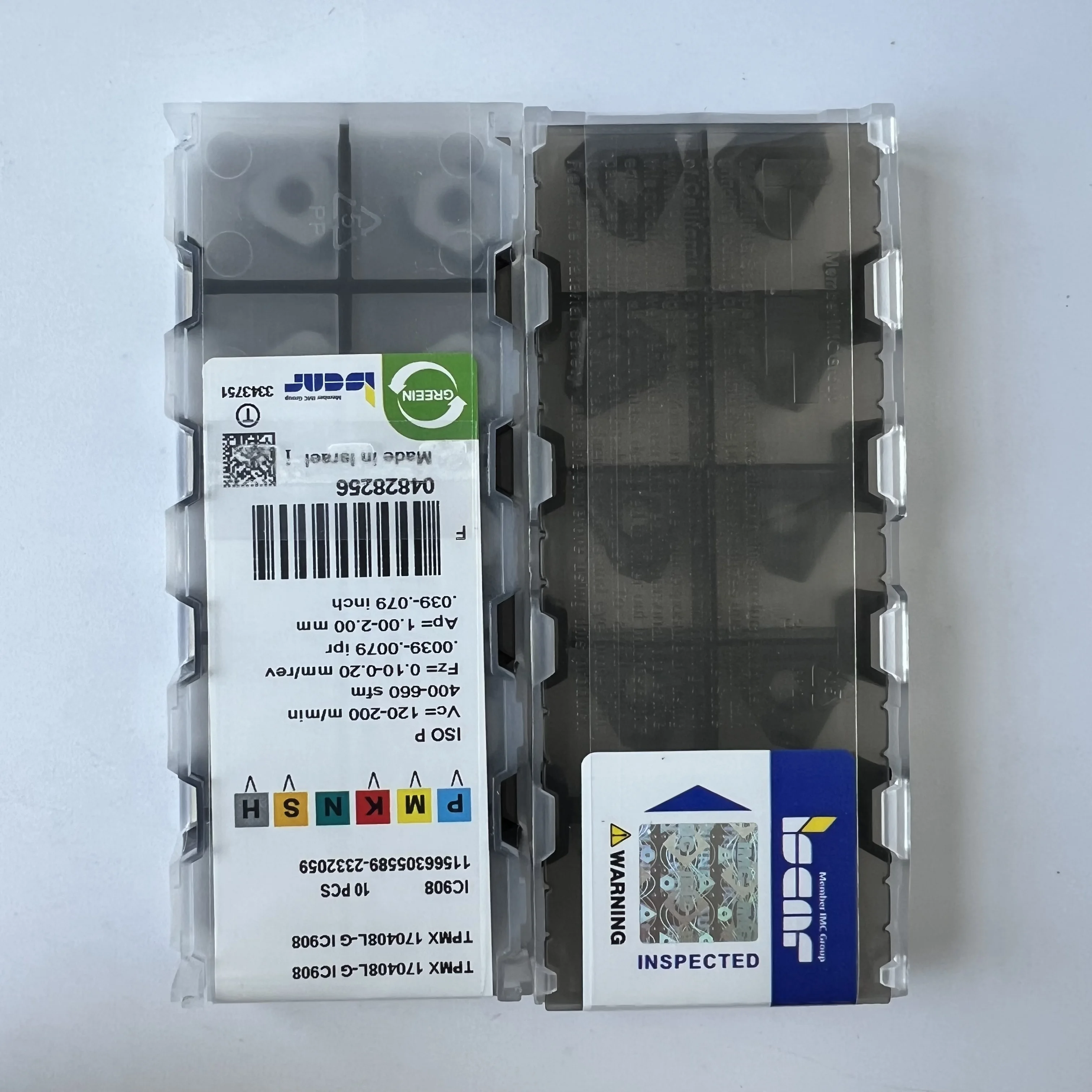 

Carbide inserts for lathe TPMX170408L-G IC908