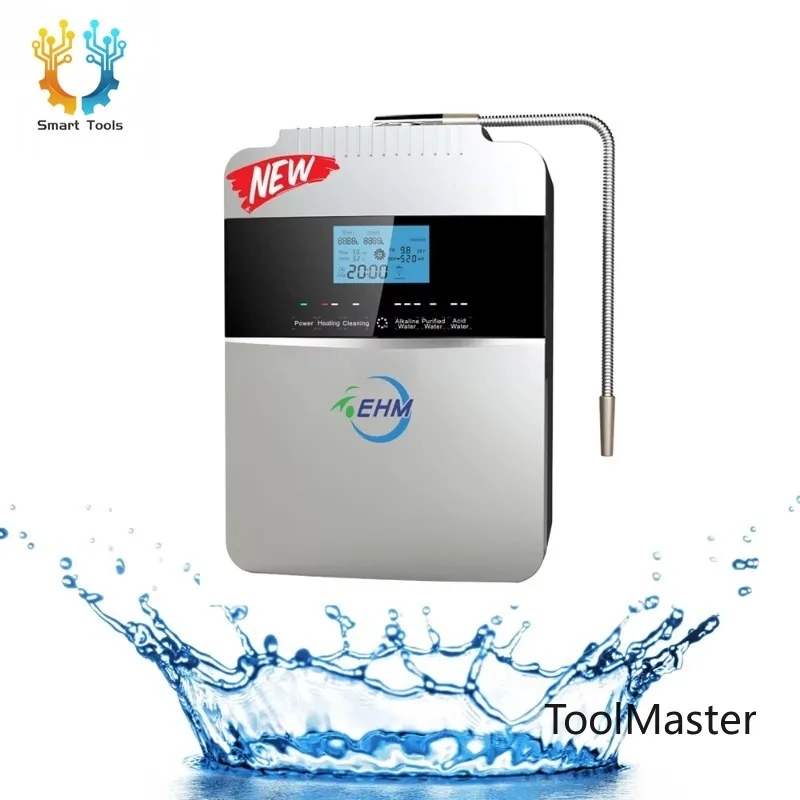 

【2026】Kangen Household Hydrogen Water Generator Machine 8 Ti-Pt Plates Alkaline Water PH2.8-11.2 Plastic Material Battery Power