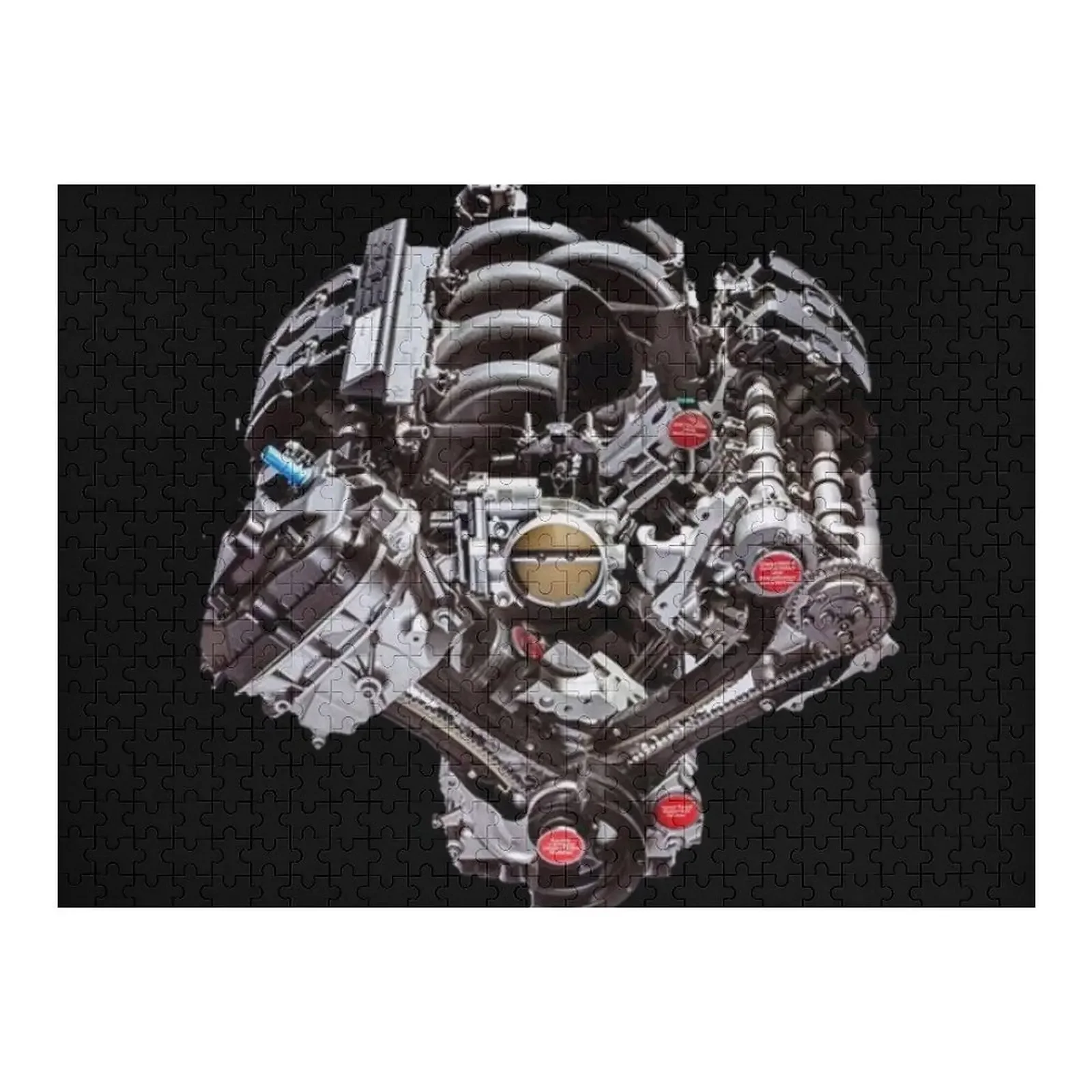 

V8 engine Jigsaw Puzzle Custom Name Child Toy Personalized Toy Puzzle