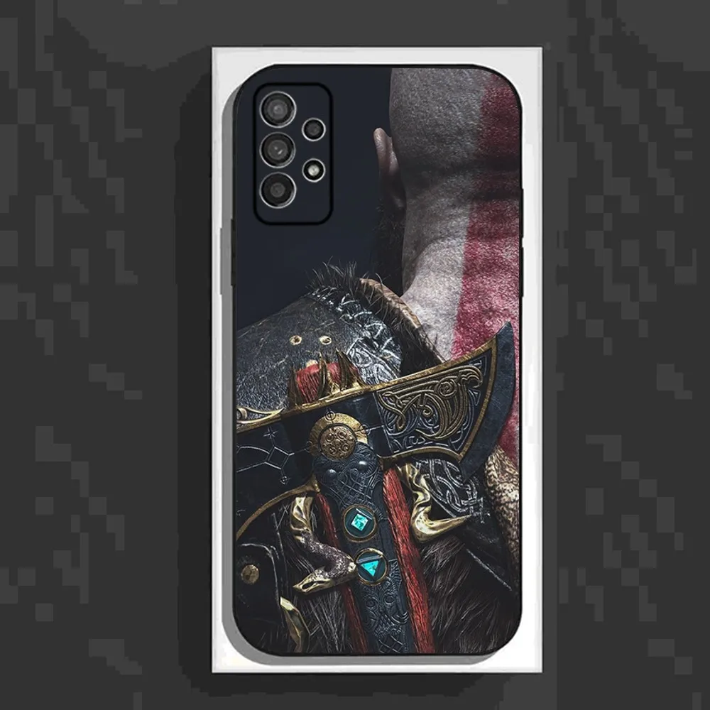 G-God of W-War Game Phone Case For Samsung Galaxy A13,A21s,A22,A31,A32,A52,A53,A71,A80,A91 Soft Black Cover