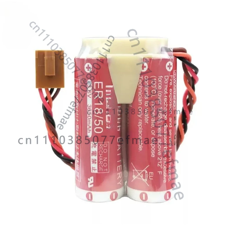 ER18/50 for MAXELL Parallel 3.6v Battery Pack with JAE Four-hole Plug ER18505-2 New