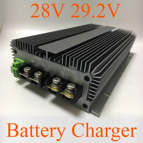 バッテリー充電器 DC DC 12V から 24V ステップアップコンバータ 3A-100A 28V 鉛蓄電池および 29.2V LiFePO4 補助バッテリー用