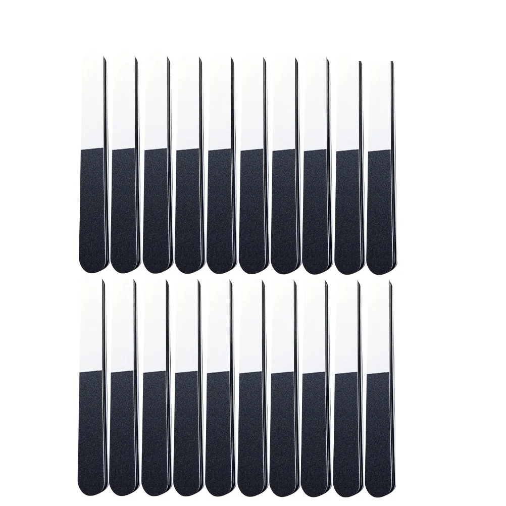 20 قطعة مجموعة ملفات الأظافر 240/320/1200 حصى إيفا عازلة كتلة مزدوجة الجانب شريط تلميع لأظافر القدم الصناعية الطبيعية المحمولة مانيكير #6