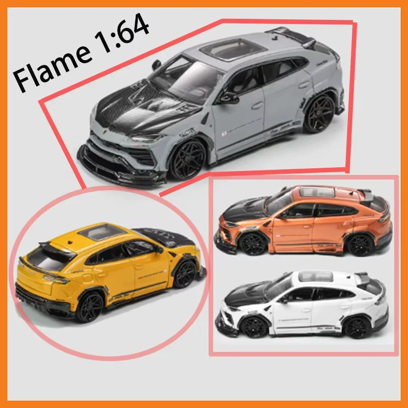 

Pre-sale Flame 1/64 Scale Urus LBWK SUV Alloy Simulation Car Model Static Collection Decorated Holiday Gifts Toys Souvenir Gift