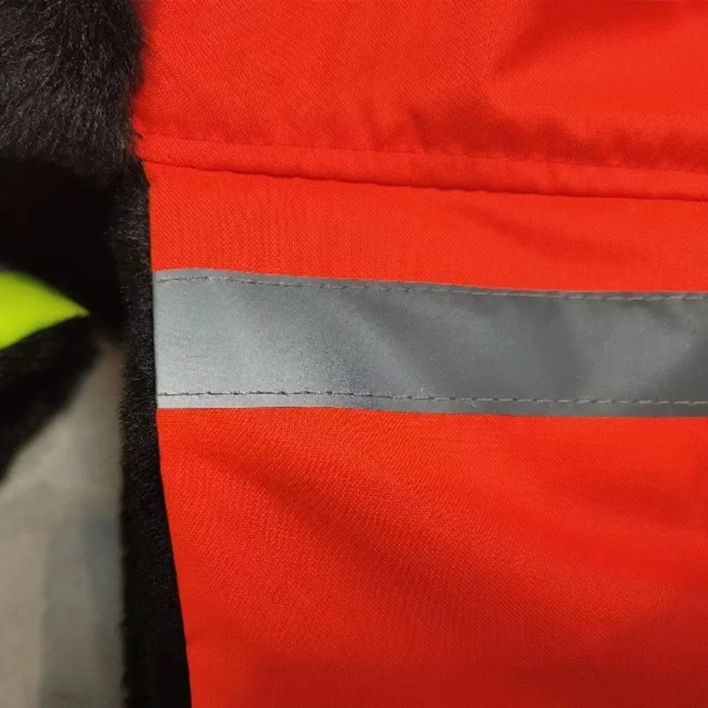 

Thickened Trapper Hat Waterproof Warm Bomber Cap Windproof Reflective Strips Design Ski Hat Winter Outdoor Activities