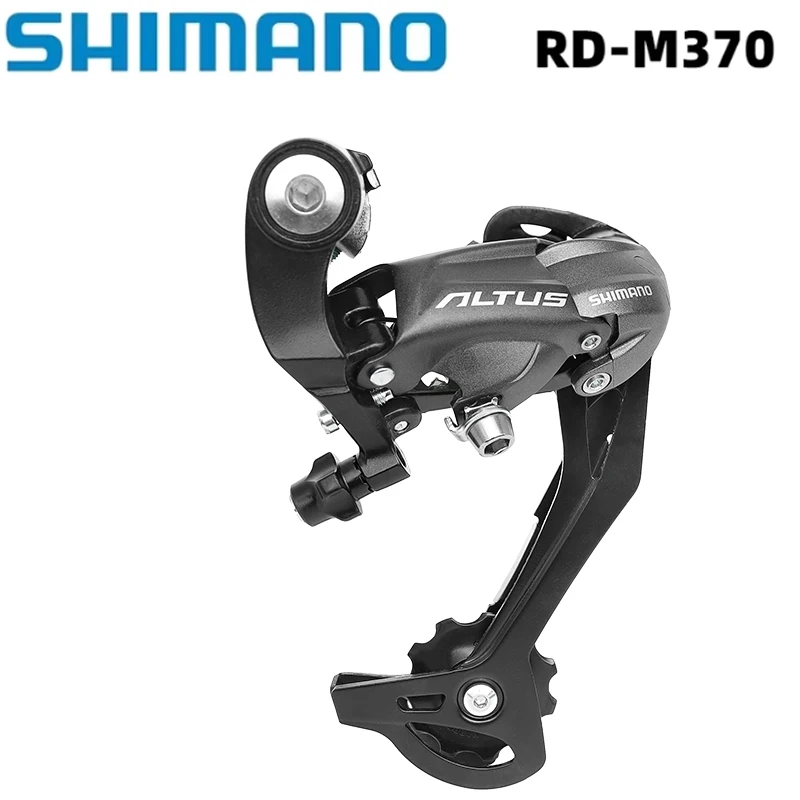 

SHIMANO ALTUS M370 9v Rear Derailleur 9 speed Total capacity 45T Low sprocket 28T-34T Top sprocket Mountain Bike Original parts