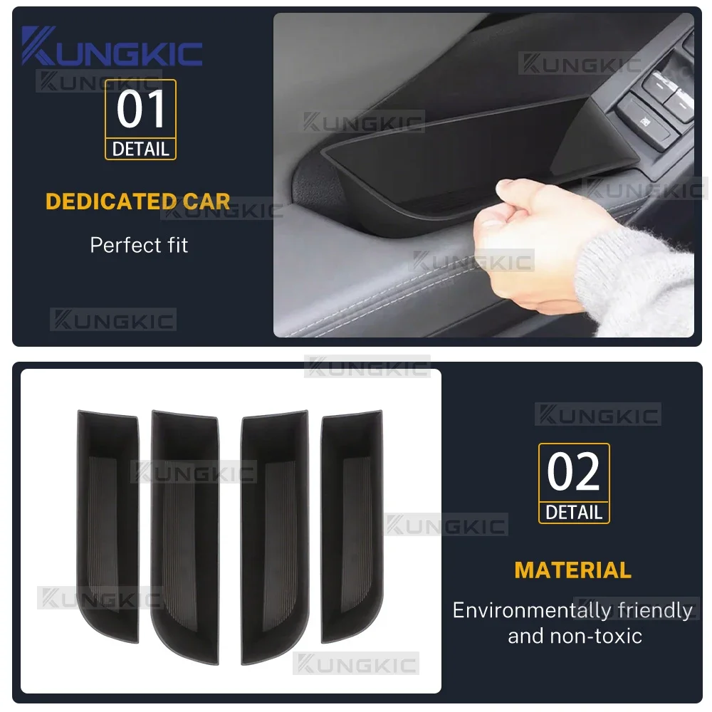 

Car Side Doors Organizer Case Box For Subaru Crosstrek 2024 2025 ABS Storage Box LHD RHD Interior Accessories