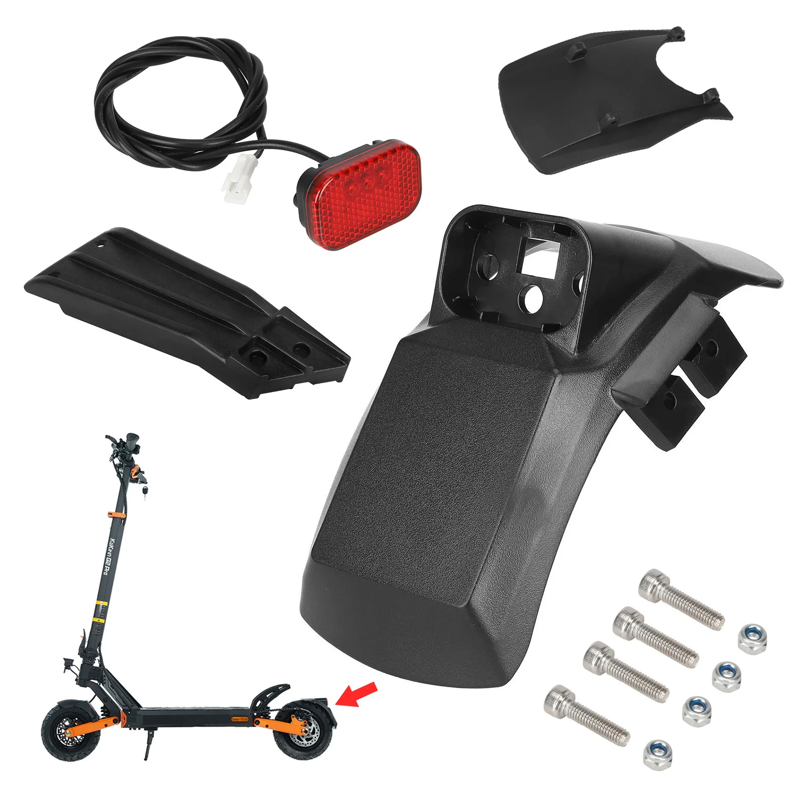 

Original Rear Fender Bracket for Kukirin G2 Pro 2024 Version Electric Scooter Rear Mudguard Fixing Arm Accessories