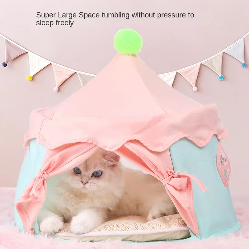 Tent, , Four Seasons Universal, Summer Cat Bed, Dog Nest, Semi Closed, Removable and Washable Indoor