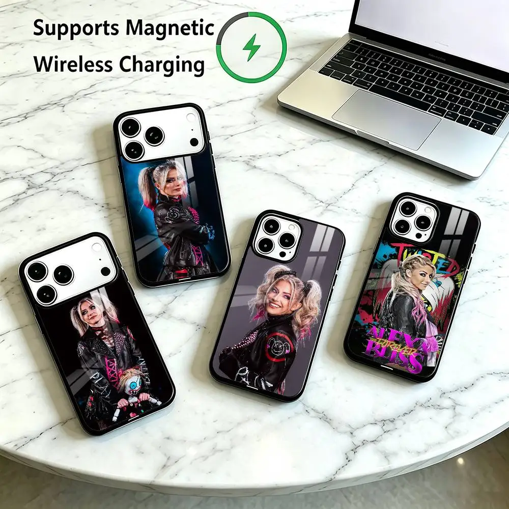 Alexa Bliss-S Wrestler  Phone Case For iPhone18 17,16,15,14,13,12,11 Plus,Pro Supports Magnetic Wireless Charging Gift