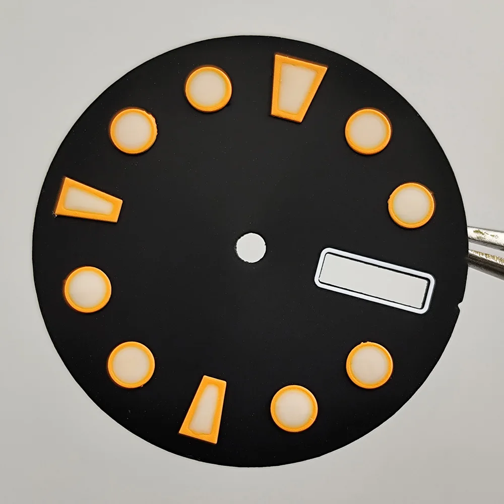 C3デュアルカレンダーダイヤル、nh36ムーブメントに適しています、29mm、時計アクセサリー