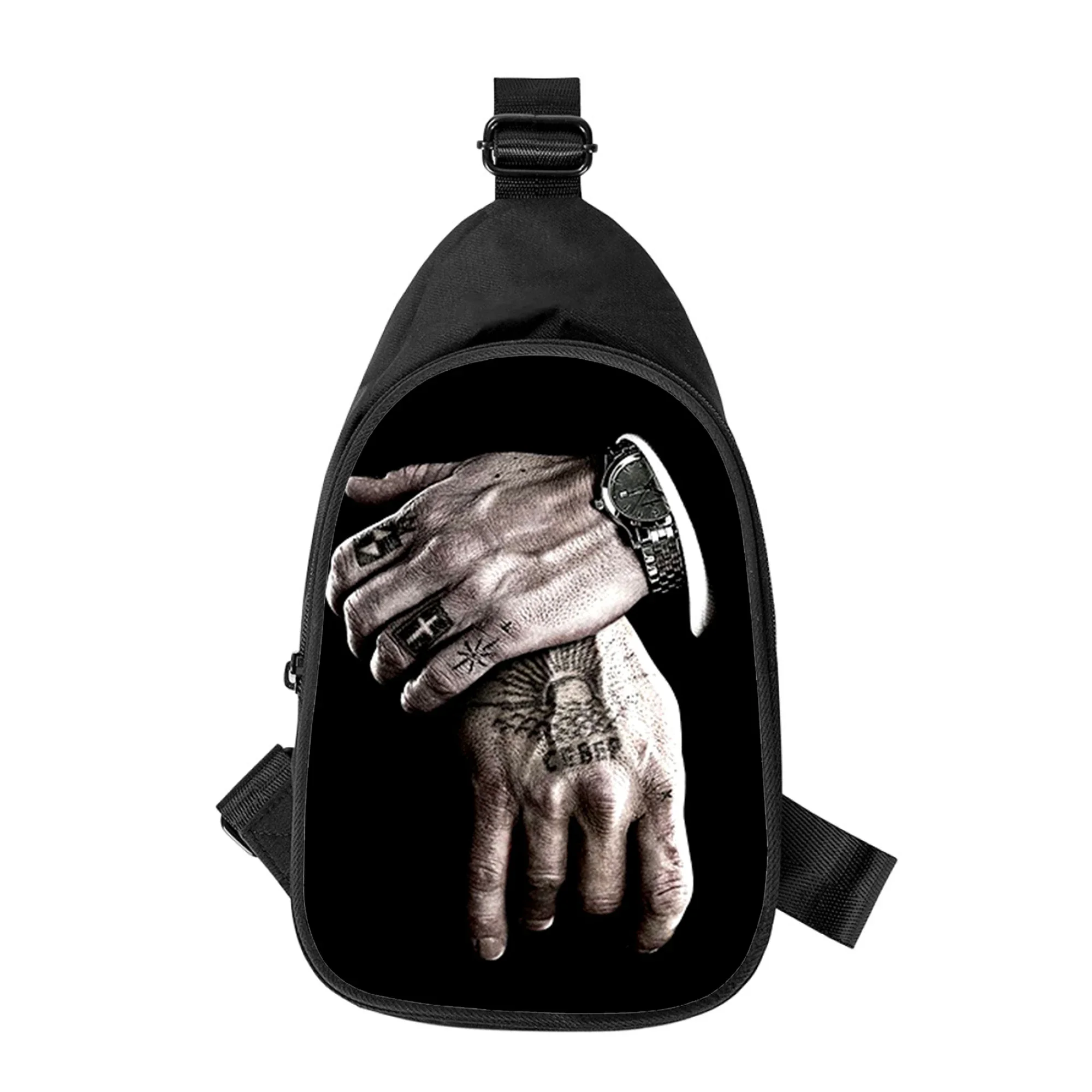 The Russian Mafia-Bolso cruzado con estampado 3D para hombre y mujer, bolso de hombro Diagonal, riñonera escolar para marido, paquete de pecho para hombre