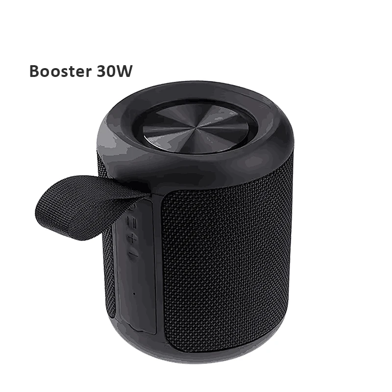 Fabric Textile AUX USB TF  Memory card slot Speaker bass Music Player Wireless bt bluetooths 30W Portable Outdoor Speaker