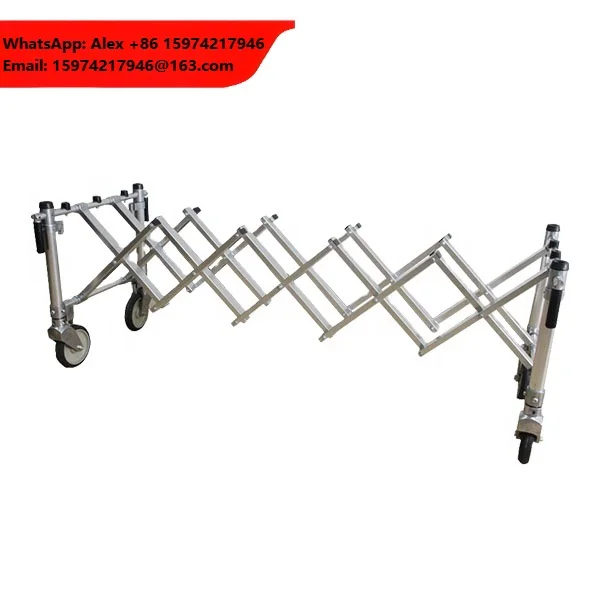 Funeral Equipment Coffin Trolley Cart Foldable Church Truck By Hand