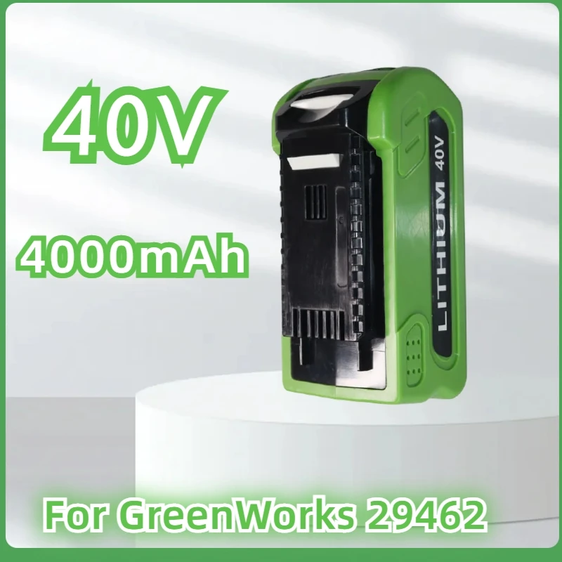 

40V 5000mAh GreenWorks Replacement Battery 29462 29472 40V 5.0Ah Tools Lithium ion Rechargeable Battery 22272 20292 22332 G-MAX