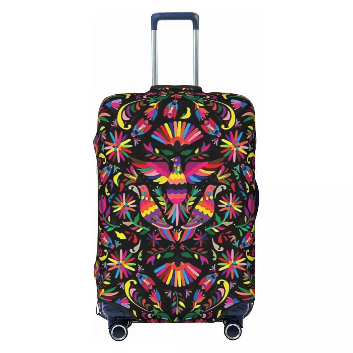 

Mexico Otomi Print Luggage Protective Dust Covers Elastic Waterproof 18-32inch Suitcase Cover Travel Accessories