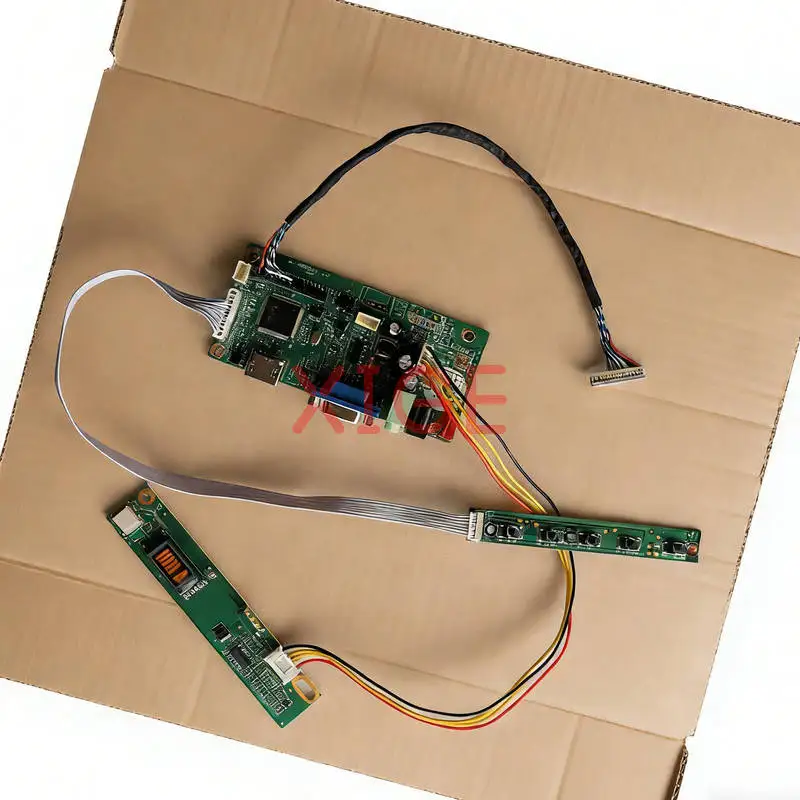 

Для LP121X04 HSD121PX12 LP121X05 LP121X1 плата контроллера привода ЖК-экрана DIY Kit 1024x768 1024*768 VGA + HDMI 1-CCFL 20-контактный LVDS