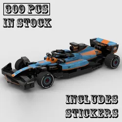 New Testarossa MOC-160349  FW-45 Team StakeSuper Racing Car Model Buiding Kit Creators Block Bricks Kid Toys Birthday Gifts