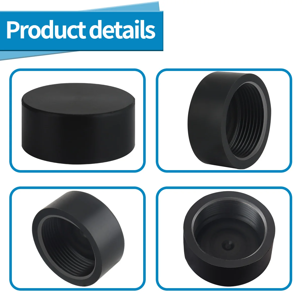 ABBREE NMO Antenna Mount Cap Waterproof with O Ring Seal Dust Weather Rain Cover Protective Interface Black durable plastic