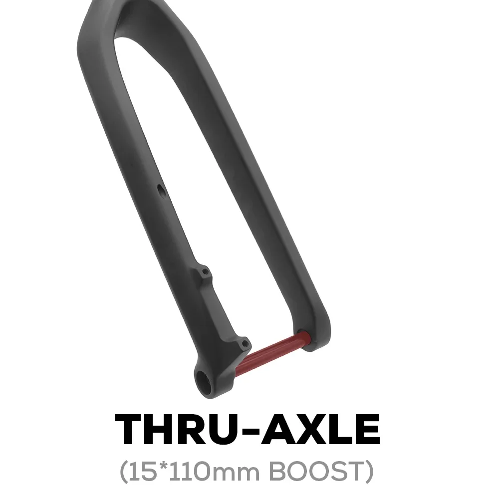 MTB Thru Axle Boost Fork, Full Carbon Fiber, Bike Front 26 