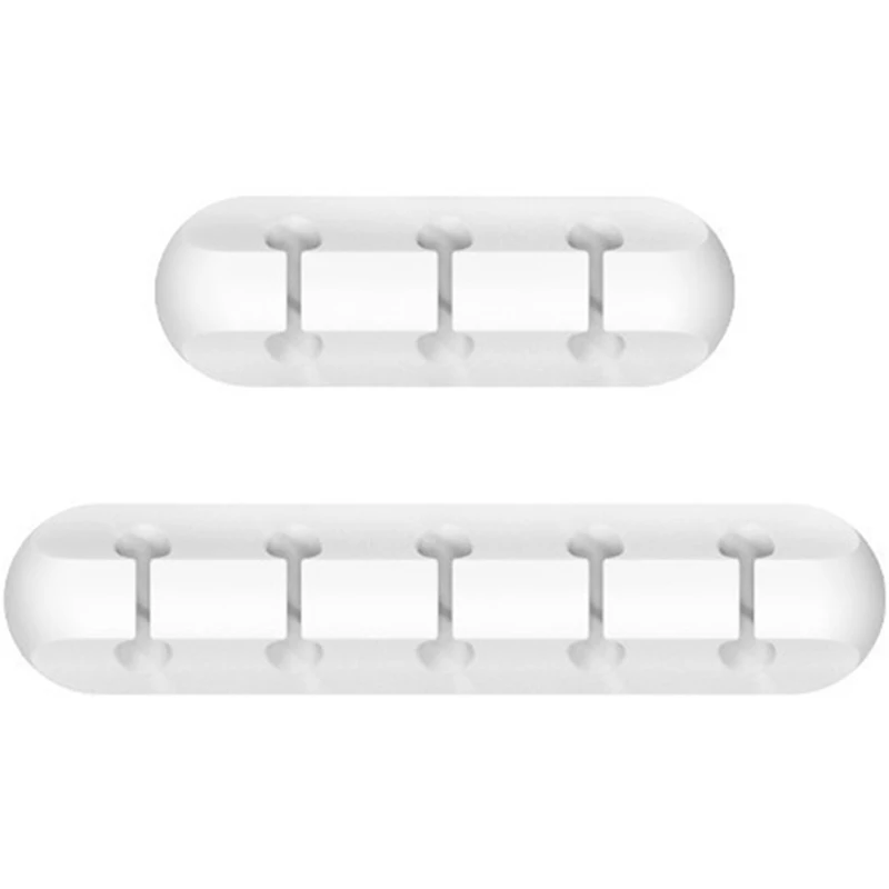 

Cable Management Clips Cord Organizer Cable Management, 2 Packs Cord Holder For Desk Home And Office (5, 3 Slots)