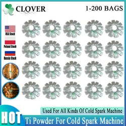 200g Ti Powder Cold Spark Sparkular Stage Effects Machine Dmx Metal Dust Fireworks Disco Dj Wedding In/Outdoor 1-200 Bags 0 Tax