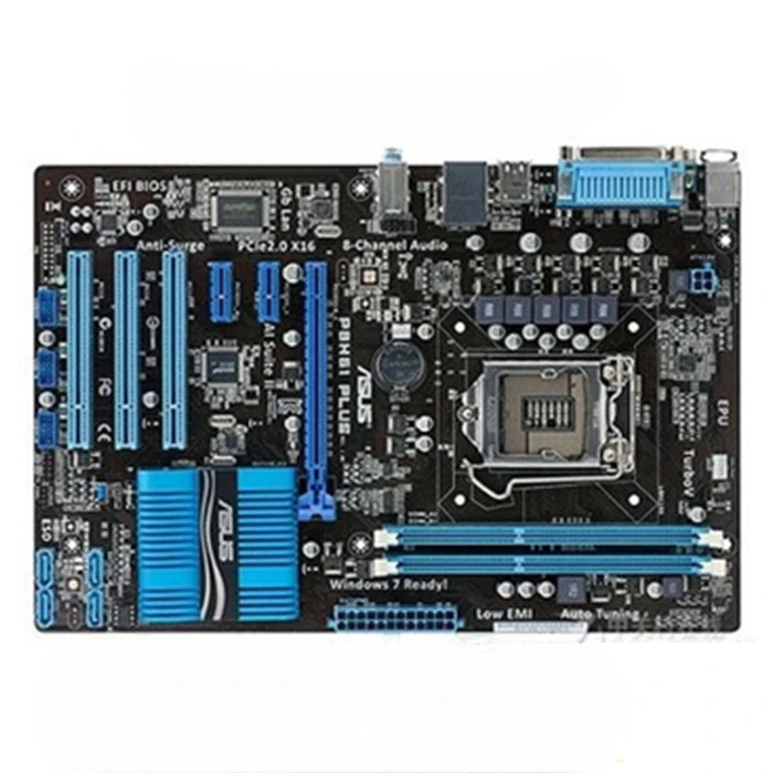 For Asus P8H61/H61-PLUS H61 All Solid State Main Board 1155 Pin Desktop Independent Large Board