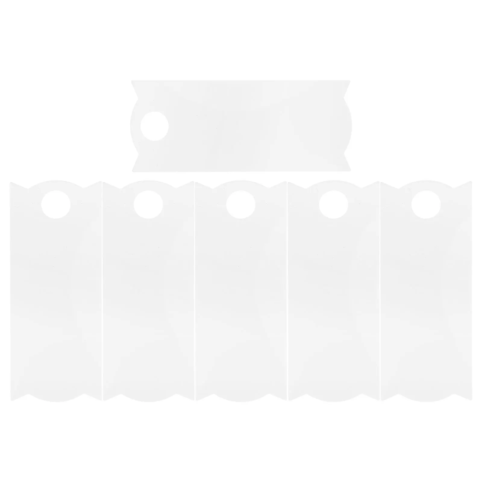 

6 Pcs Name Id Plate for Cup Tumbler Water Bottle Lid DIY Bottle Nameplate Unfinished Card Decor Accessories 40oz Bingba