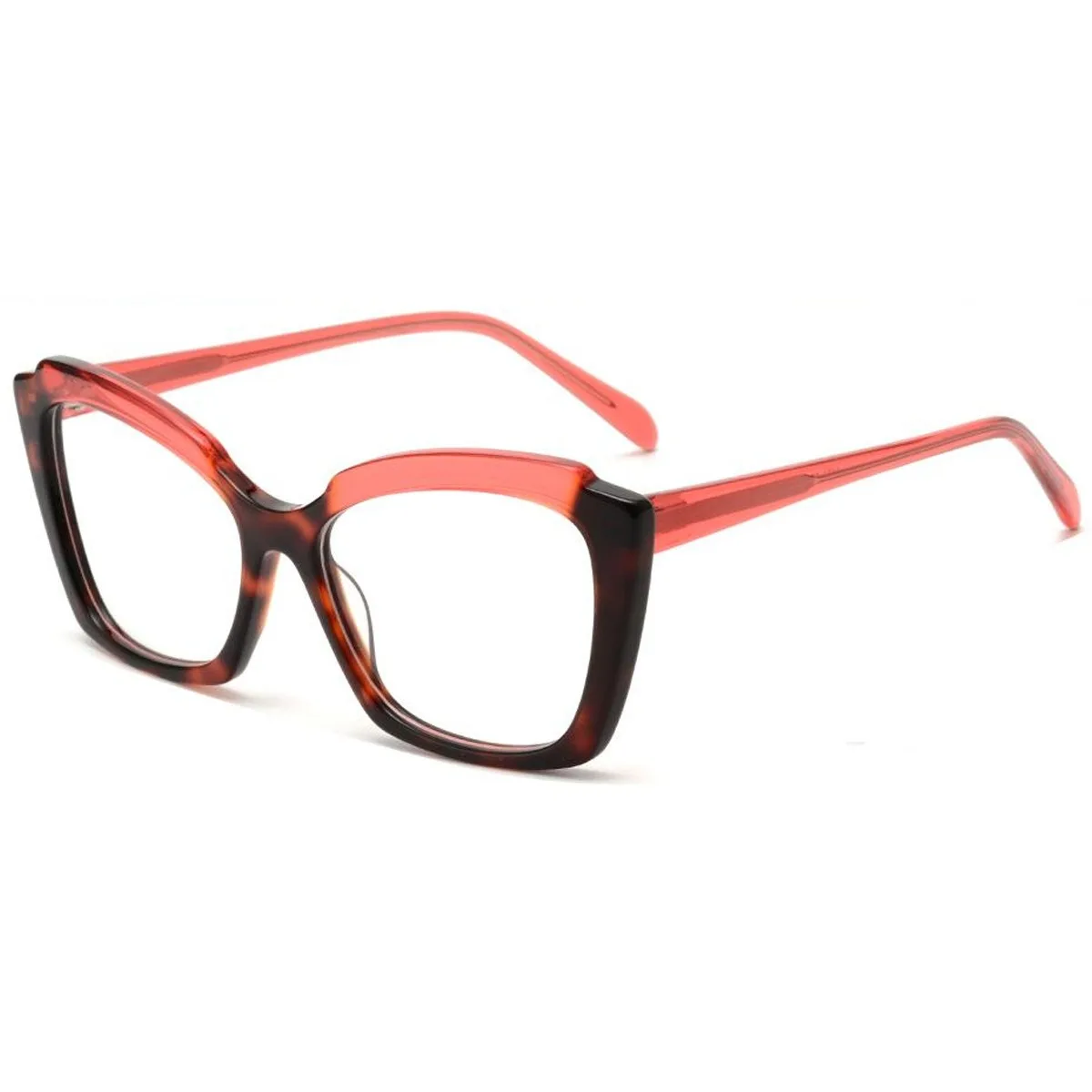 

Fashion Artistic Women's Optical Glasses Acetate Frame Men's Retro Rivet Design Fashion Classic Glasses Frame