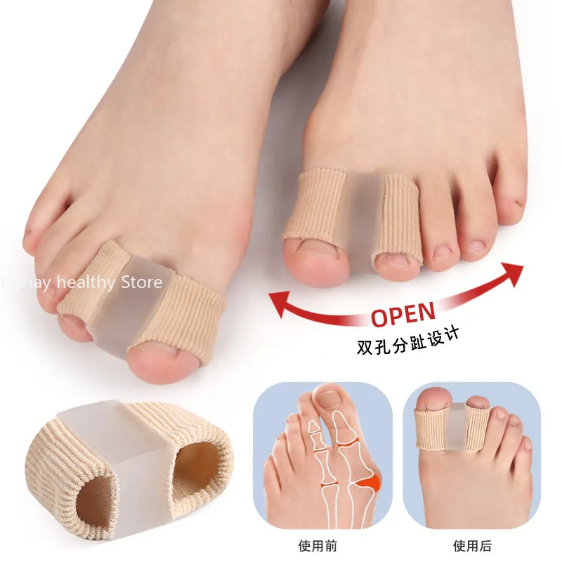 1pc Toe Separator Silicone Pedicure Tools Bones Orthopedics Bunion Corrector Gel Insoles For Shoes