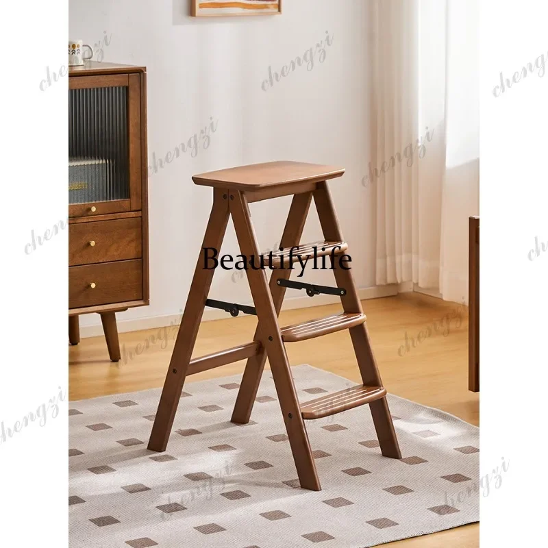 A49 Foldable Multifunctional Ladder Stool Household Climbing Bench Step Foot Stool Portable Small Ladder