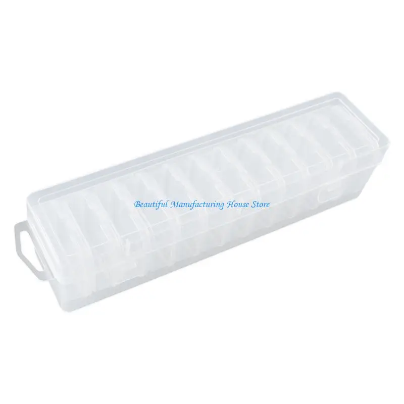 E56A Compact Plastic Case for Storing Earplugs Jewelry and Office Supplies