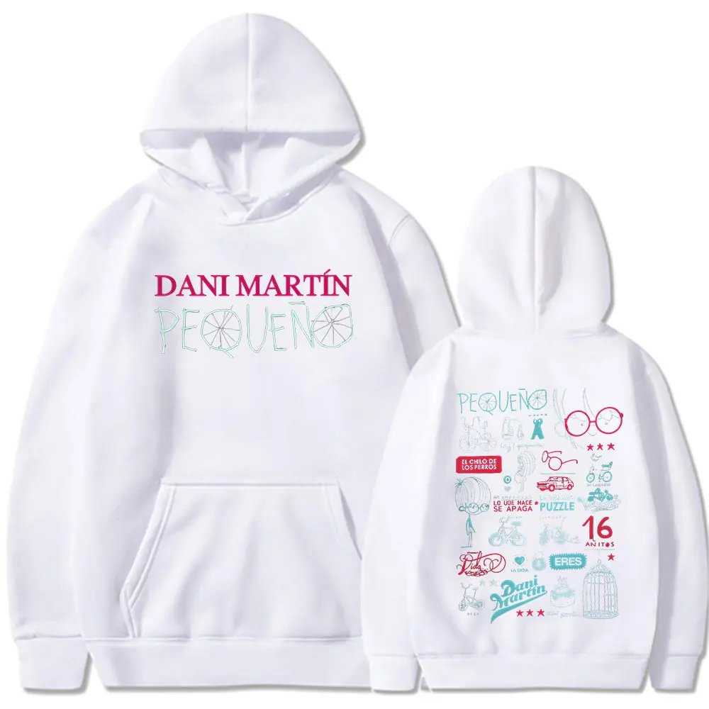 داني مارتن بيكوينو ألبوم هوديس الرجال النساء الملابس موضة قمصان سويت شيرت بقلنسوة عادية الصوف طويلة الأكمام البلوفرات الشارع الشهير #3