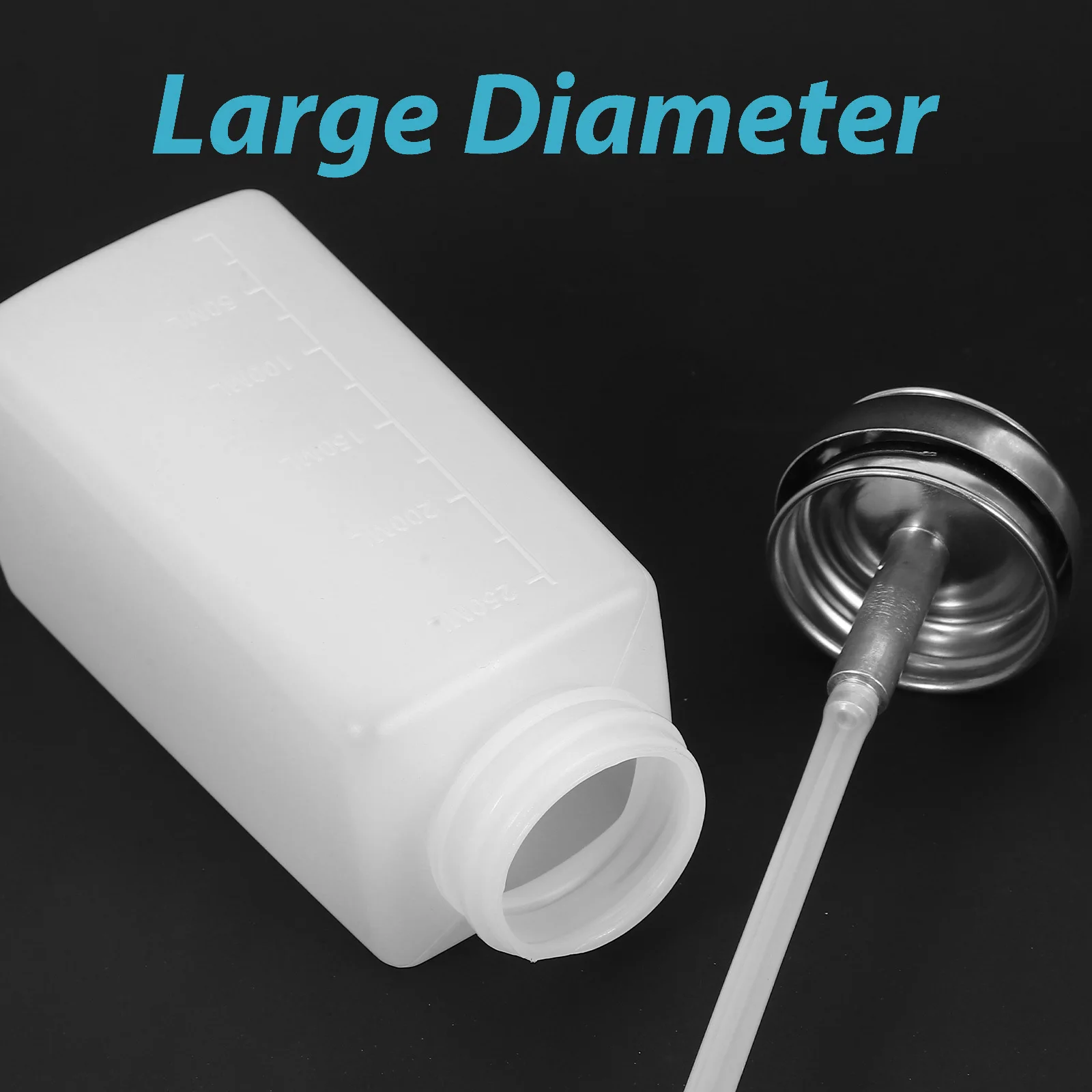 5Pcs Press Down Pump Dispenser Bottle 250ml Portable Nail Polish Remover Makeup Containers Travel Essential Oil