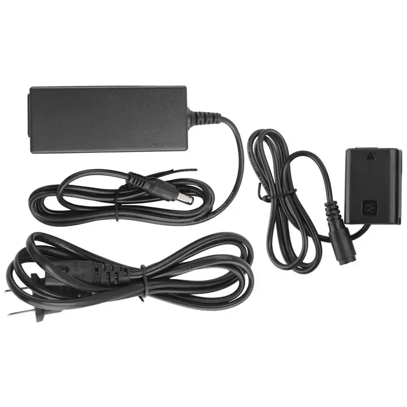 (Flash Sale) 5X AC-PW20 NP-FW50 Dummy Battery AC Power Supply Adapter DC Coupler Kit For Sony Alpha A5100 A6500 A6400 A6000 A55