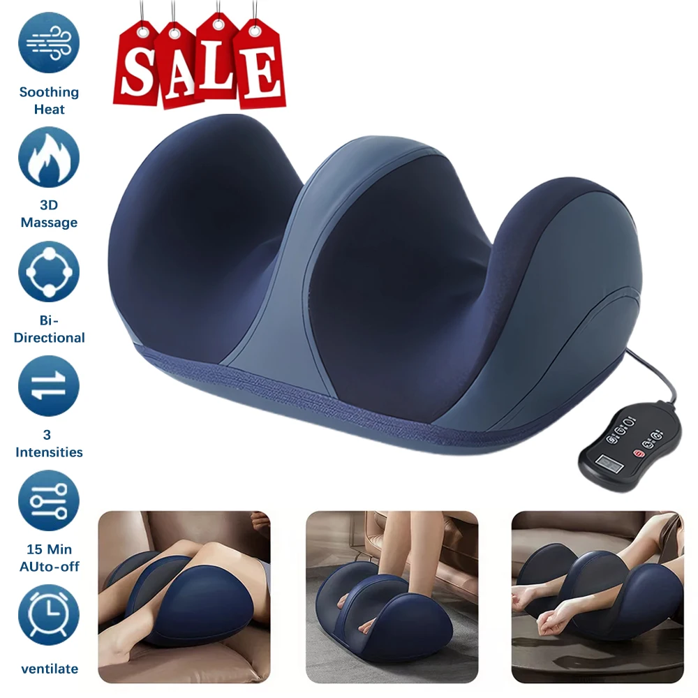 

Newest 2 in 1 Shiatsu Foot Massager with Heat for Plantar Fasciitis Feet and Calf Massager Machine for Tired Muscles Pain Relief