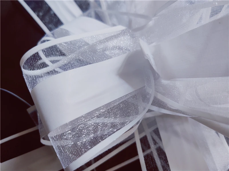 10PCS Blume Auto Geschenke Hochzeit Pull Bow Bänder Wrap Verpackung Valentinstag Geburtstag Veranstaltungen Party Supplies Valentine Bowknot – Detail 2