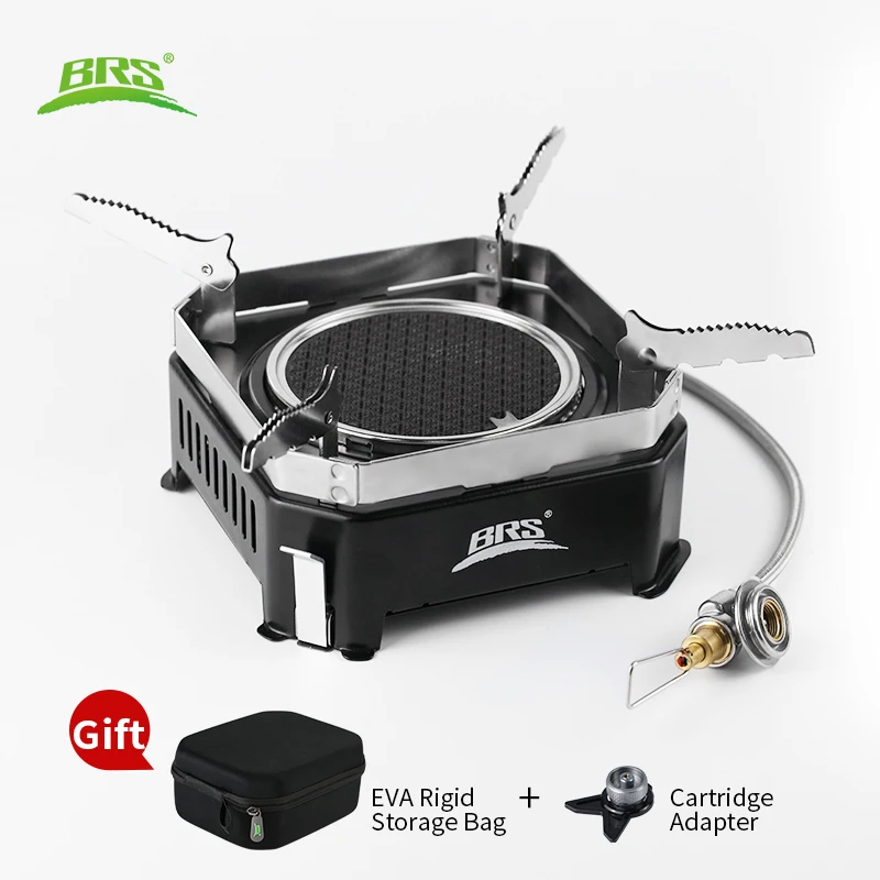 BRS-K007 Campinggasfornuis 3600W Krachtige infraroodkaartkachel Draagbare lichtgewicht split-type gasbrander Outdoor Picknick Wandelen