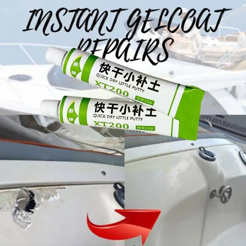 Fiberglass Boat Repair Paste Quick-drying Putty Paint Repairing Paint Repair Eye-filling Scratch Gray Agent G0i0