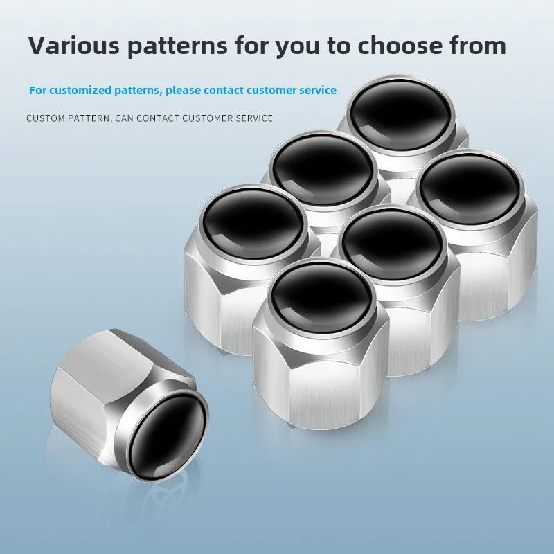 자동차 타이어 도난 방지 밸브 캡 수축 방지 범용 장식 수정 공기 노즐 캡 밸브 코어 캡