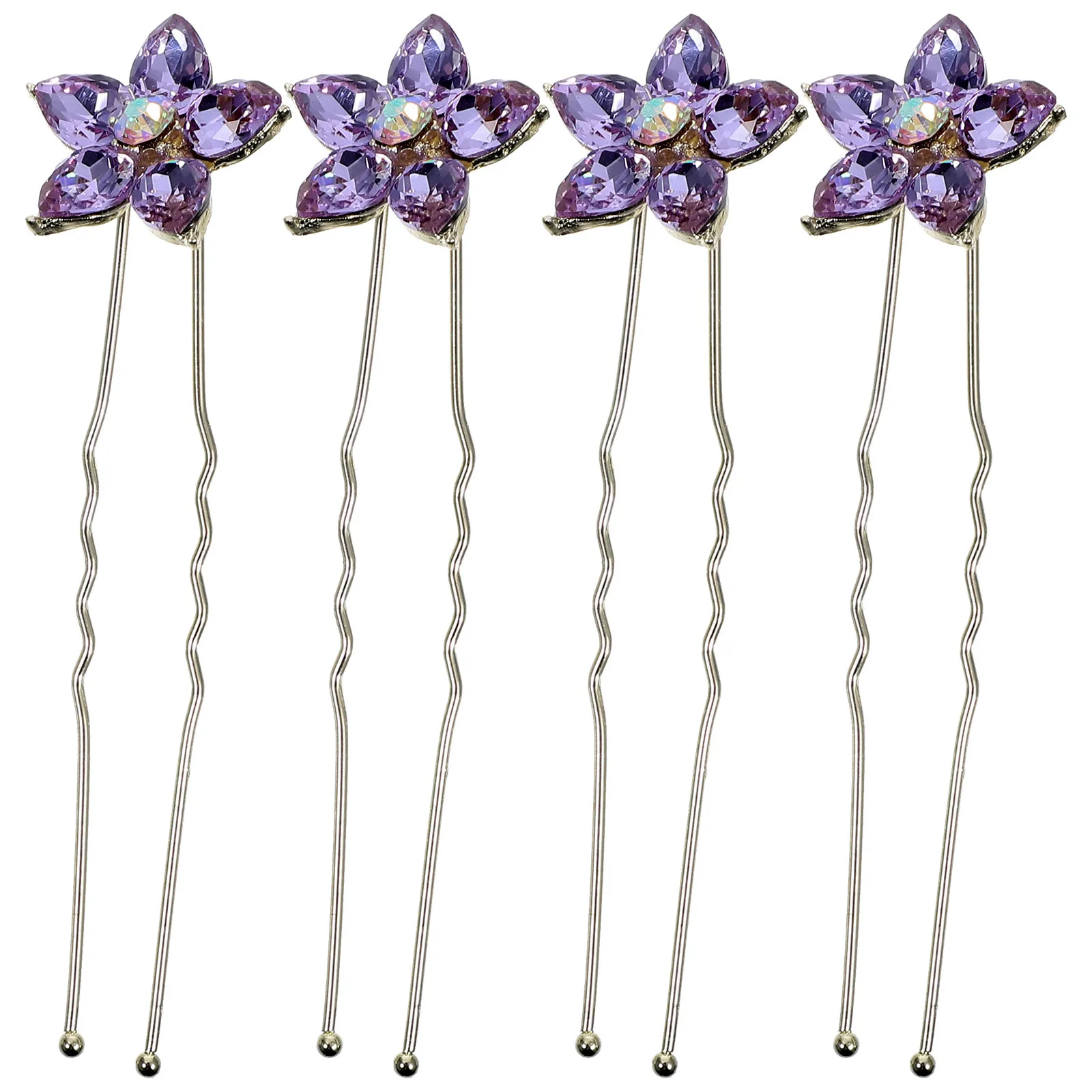 

4 шт., заколки для волос со стразами, свадебные аксессуары, элегантные заколки для невесты, гламурные свадебные украшения для головного убора, свадебные заколки для волос