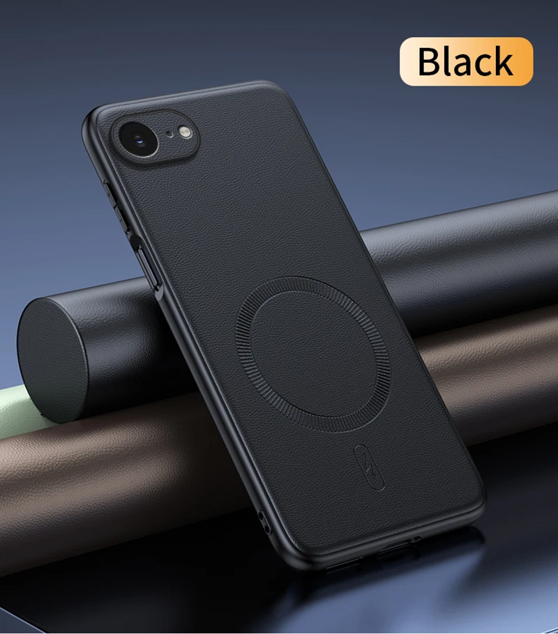 Für iPhone 17e Hülle Magnetische Leder-Schutzhülle Für iPhone 17e 16e Anti-Fingerabdruck Rutschfest PC+TPU – Detail 20